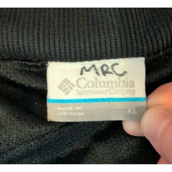 Columbia Coat Women’s XL Bundle Up Printed Fleece Black Gray Camo Pockets Gorp - Picture 6 of 10